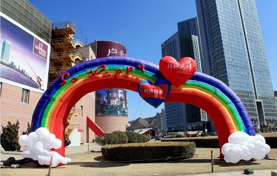 重庆彩虹充气拱门